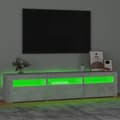 Pikkukuva 5 / 11: TV-taso LED-valoilla betoninharmaa 180x35x40 cm - TV-taso - TV-taso - Home & Living