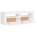 Miniatyrbillede 11 af 11: Tv-skab med LED-lys 120x35x40 cm hvid - Tv-skab - Tv-skabe - Home & Living