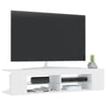 Pikkukuva 7 / 11: TV-taso LED-valoilla valkoinen 135x39x30 cm - TV-taso - TV-tasot - Home & Living