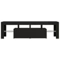 Miniatyrbild 9 av 11: Tv-bänk med LED-belysning svart 140x36,5x40 cm - TV-bänk - TV-bänkar - Home & Living