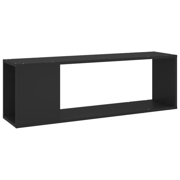 Tv-bänk svart 100x24x32 cm konstruerat trä - Väggskåp - Tv-skåp - Home & Living
