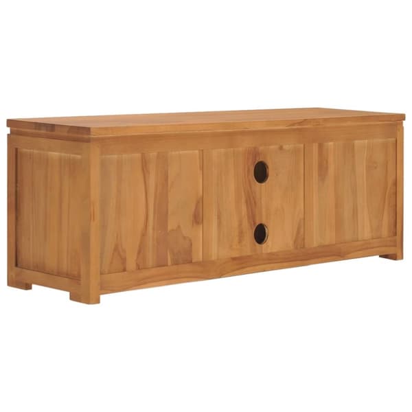 TV-bänk 110x30x40 cm massiv teak - Tv-bänk - Tv-bänkar - Home & Living