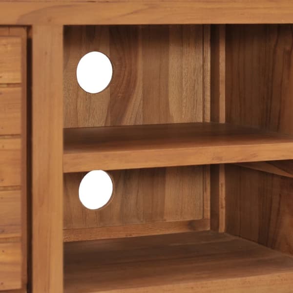 TV-bänk 110x30x40 cm massiv teak - Tv-bänk - Tv-bänkar - Home & Living