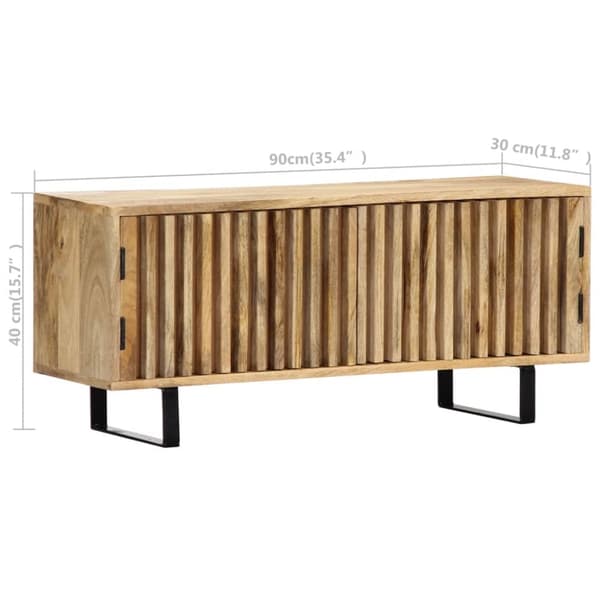 Tv-skab massivt mangotræ 90 x 30 x 40 cm - Tv-bord - Tv-borde - Home & Living