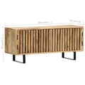 Miniatyrbillede 11 af 11: Tv-skab massivt mangotræ 90 x 30 x 40 cm - Tv-bord - Tv-borde - Home & Living