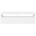 Pikkukuva 9 / 11: TV-taso LED-valoilla valkoinen 120x35x40 cm - TV-taso - TV-tasot - Home & Living