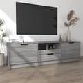 Pikkukuva 4 / 8: TV-taso harmaa Sonoma 140x35x40 cm tekninen puu - TV-taso - TV-tasot - Home & Living