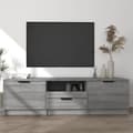 Pikkukuva 2 / 8: TV-taso harmaa Sonoma 140x35x40 cm tekninen puu - TV-taso - TV-tasot - Home & Living
