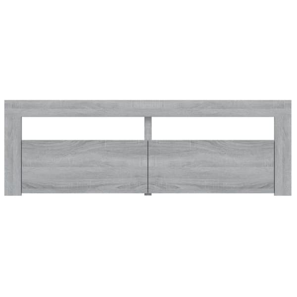 Tv-bord med LED-lys 120x35x40 cm grå sonoma-eg - Tv-skab - Tv-skabe - Home & Living