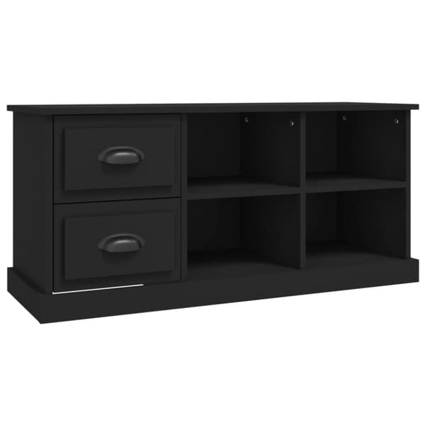Tv-bord 102x35,5x47,5 cm konstrueret træ sort - Tv-skab - Tv-skabe - Home & Living