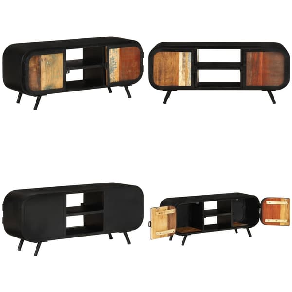 TV-taso 110x30x45 cm kierrätetty täyspuu - TV-taso - TV-tasot - Home & Living