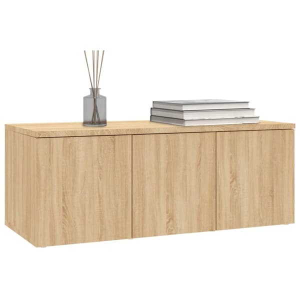Tv-skab 80x34x30 cm spånplade sonoma-eg - Tv-skab - Tv-skabe - Home & Living