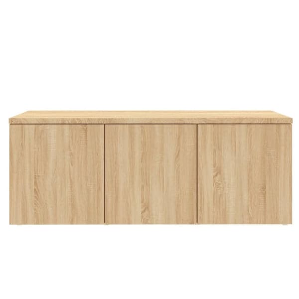 Tv-skab 80x34x30 cm spånplade sonoma-eg - Tv-skab - Tv-skabe - Home & Living