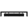 Pikkukuva 10 / 11: TV-taso LED-valoilla musta 230x36,5x40 cm - TV-taso - TV-taso - Home & Living