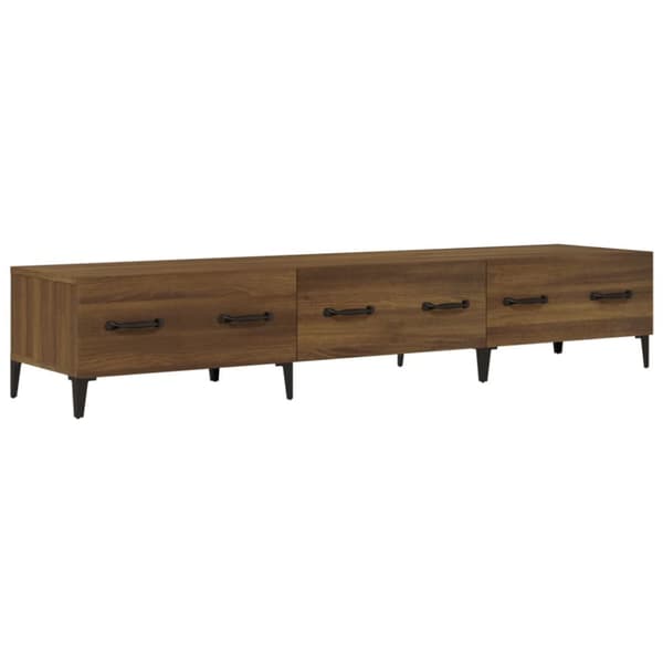 Tv-bord 150x34,5x30 cm konstrueret træ brun egetræsfarve - Tv-skab - Tv-skabe - Home & Living