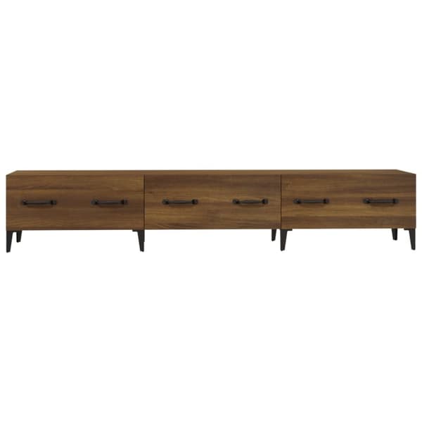 Tv-bord 150x34,5x30 cm konstrueret træ brun egetræsfarve - Tv-skab - Tv-skabe - Home & Living