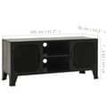 Pikkukuva 10 / 11: TV-taso harmaa 105x36x47 cm metalli ja MDF - TV-taso - TV-tasot - Home & Living