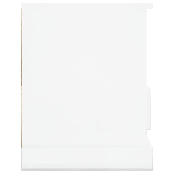 Tv-bord 93x35,5x45 cm konstrueret træ hvid højglans - Tv-skab - Tv-skabe - Home & Living