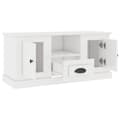 Miniatyrbild 9 av 11: Tv-bänk vit högglans 100x35,5x45 cm konstruerat trä - TV-bänk - TV-bänkar - Home & Living