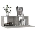 Miniatyrbild 5 av 9: TV-skåp 4 st betonggrå 80x30x30 cm konstruerat trä - TV-skåp - Hifi -skåp - Home & Living