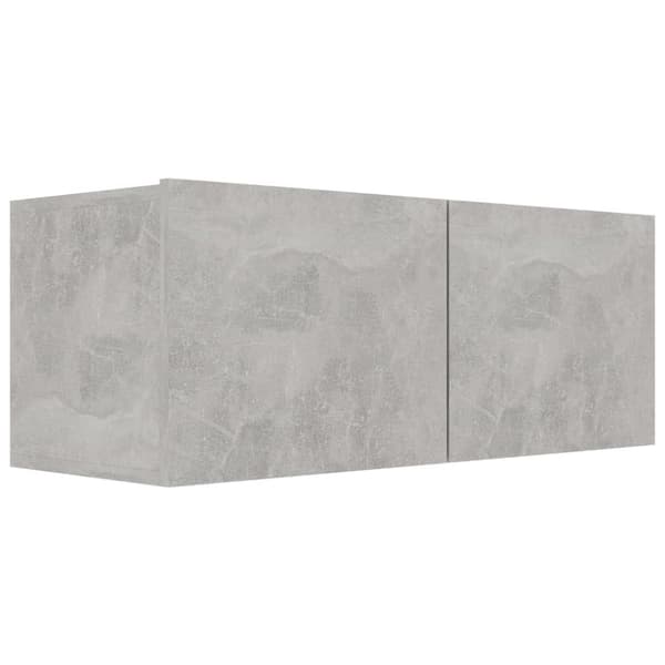 TV-skåp 4 st betonggrå 80x30x30 cm konstruerat trä - TV-skåp - Hifi -skåp - Home & Living