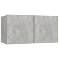 Miniatyrbild 6 av 11: TV-skåp 7 delar betonggrå spånskiva - TV-skåp - Hifi -skåp - Home & Living