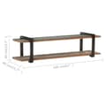 Pikkukuva 6 / 10: TV-taso 160x40x40 cm kierrätetty täyspuu - TV-taso - TV-tasot - Home & Living