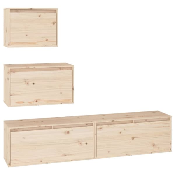 TV-tasot 4 kpl täysi mänty - TV-taso - TV-tasot - Home & Living