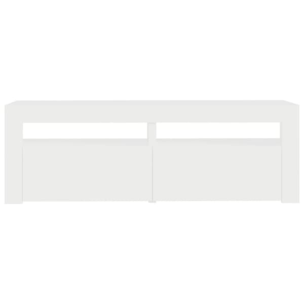 Tv-skab med LED-lys 120x35x40 cm hvid - Tv-skab - Tv-skabe - Home & Living