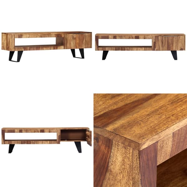 Tv-skab 140 x 30 x 40 cm massivt sheeshamtræ - Tv-skab - Tv-skabe - Home & Living