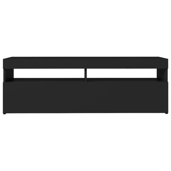 Tv-bord med LED-lys 120x35x40 cm sort - Tv-skab - Tv-skabe - Home & Living