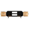 Pikkukuva 6 / 11: TV-taso 110x30x45 cm karkea mangopuu - TV-taso - TV-tasot - Home & Living