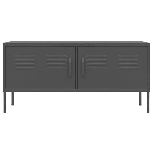 Tv-skab 105x35x50 cm stål Antracitgrå - Tv-skab - Tv-skabe - Home & Living