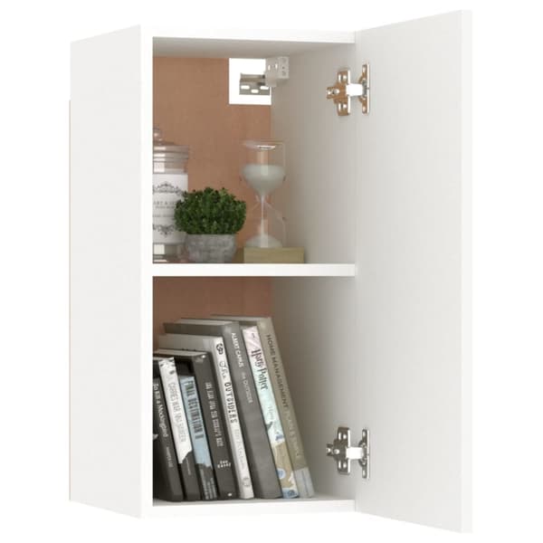 TV-taso valkoinen 30,5x30x60 cm tekninen puu - TV-taso - TV-tasot - Home & Living