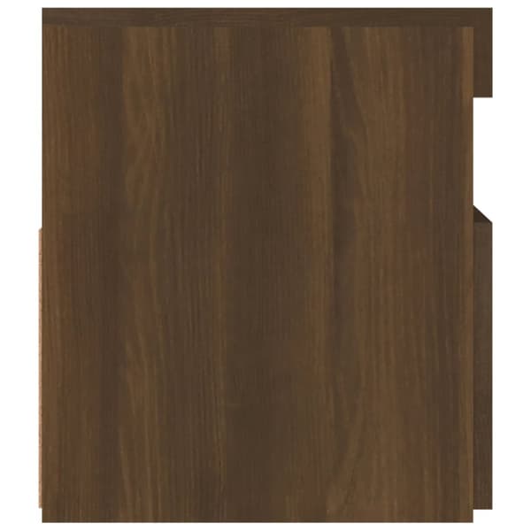 Tv-bord med LED-lys 90x35x40 cm brun egetræsfarve - Tv-bord - Tv-borde - Home & Living