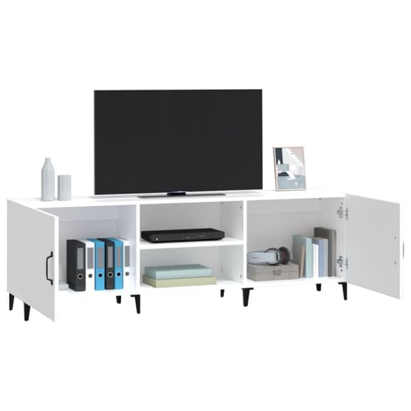 Tv-bord 150x30x50 cm konstrueret træ hvid - Tv-skab - Tv-skabe - Home & Living