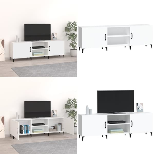Tv-bord 150x30x50 cm konstrueret træ hvid - Tv-skab - Tv-skabe - Home & Living