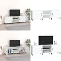 Miniatyrbillede 1 af 10: Tv-bord 150x30x50 cm konstrueret træ hvid - Tv-skab - Tv-skabe - Home & Living