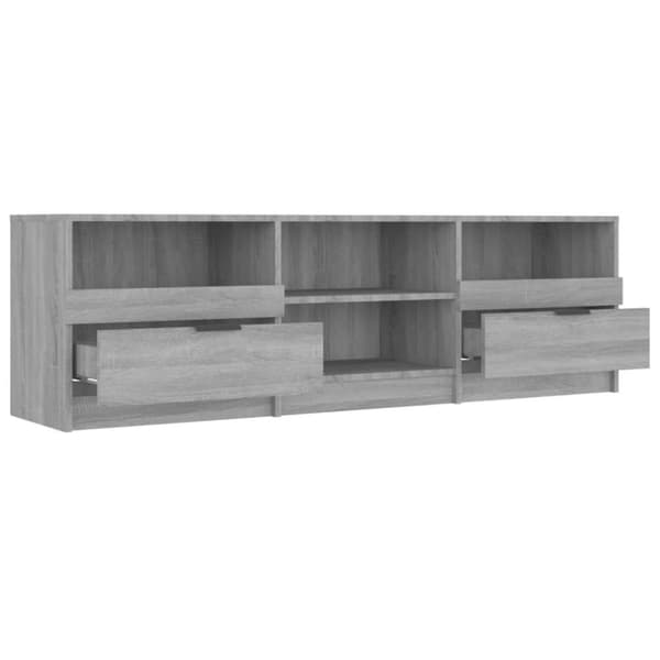 Tv-bänk grå sonoma 150x33,5x45 cm konstruerat trä - Tv-bänk - Tv-bänkar - Home & Living