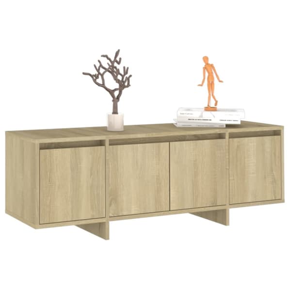 TV-bänk sonoma-ek 120x30x40,5 cm konstruerat trä - TV-skåp - Tv-skåp - Home & Living