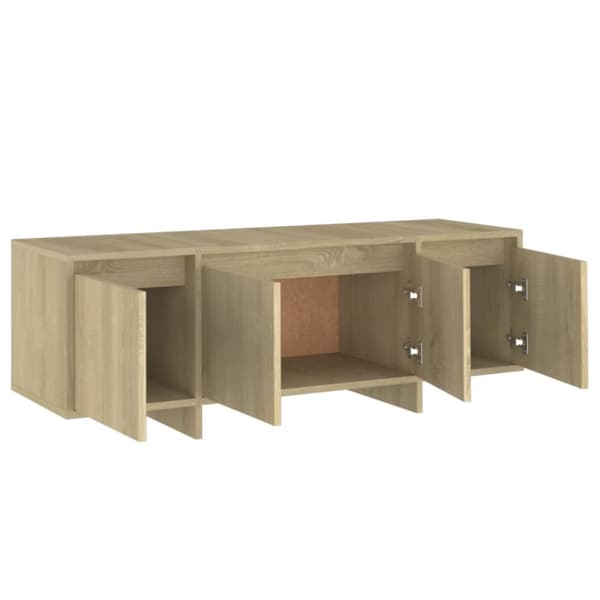 TV-bänk sonoma-ek 120x30x40,5 cm konstruerat trä - TV-skåp - Tv-skåp - Home & Living