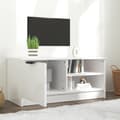 Miniatyrbild 4 av 10: Tv-bänk vit högglans 80x35x36,5 cm konstruerat trä - Tv-bänk - Tv-bänkar - Home & Living