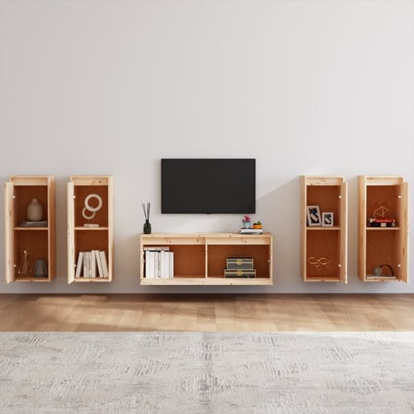 TV-tasot 5 kpl täysi mänty - TV-taso - TV-tasot - Home & Living