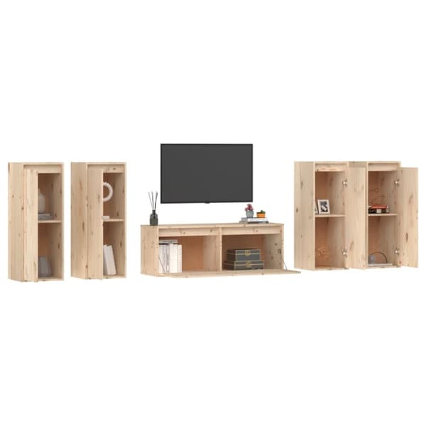 TV-tasot 5 kpl täysi mänty - TV-taso - TV-tasot - Home & Living