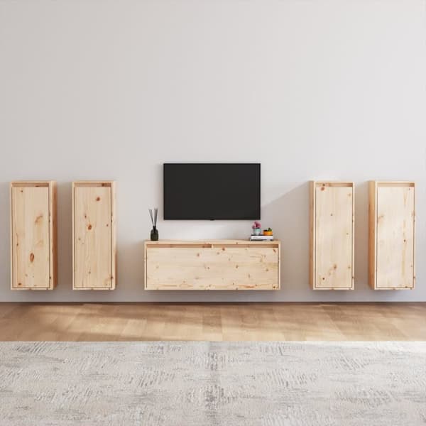 TV-tasot 5 kpl täysi mänty - TV-taso - TV-tasot - Home & Living
