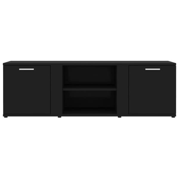Tv-bord 120x34x37 cm konstrueret træ sort - Tv-skab - Tv-skabe - Home & Living