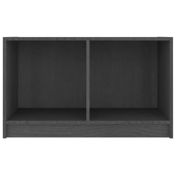 Tv-bord 70x33x42 cm massivt fyrretræ grå - Tv-bord - Tv-borde - Home & Living