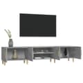 Pikkukuva 6 / 11: TV-taso betoninharmaa 180x31,5x40 cm tekninen puu - TV-taso - TV-taso - Home & Living