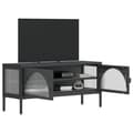 Miniatyrbillede 5 af 11: Tv-bord 105x35x50 cm glas og stål sort - Tv-bord - Tv-borde - Home & Living