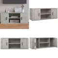 Miniatyrbillede 1 af 8: Tv-bord 100x35x40 cm konstrueret træ betongrå - Tv-skab - Tv-skabe - Home & Living